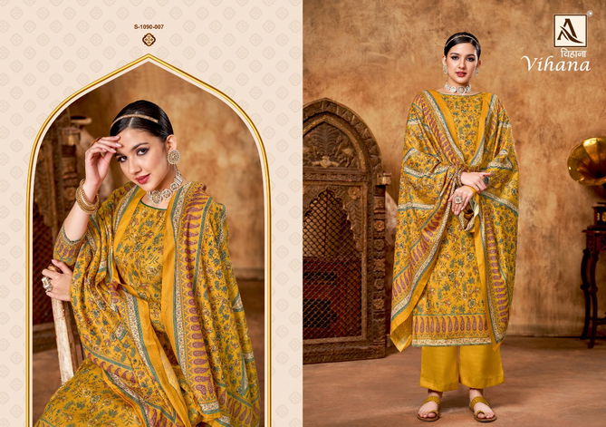 Alok Vihana Pashmina Wholesale Dress Material Collection